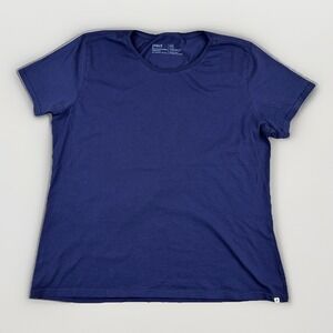 Pact Organic Cotton T-Shirt Blue Short Sleeve Crew Neck XXL Sustainable Tee